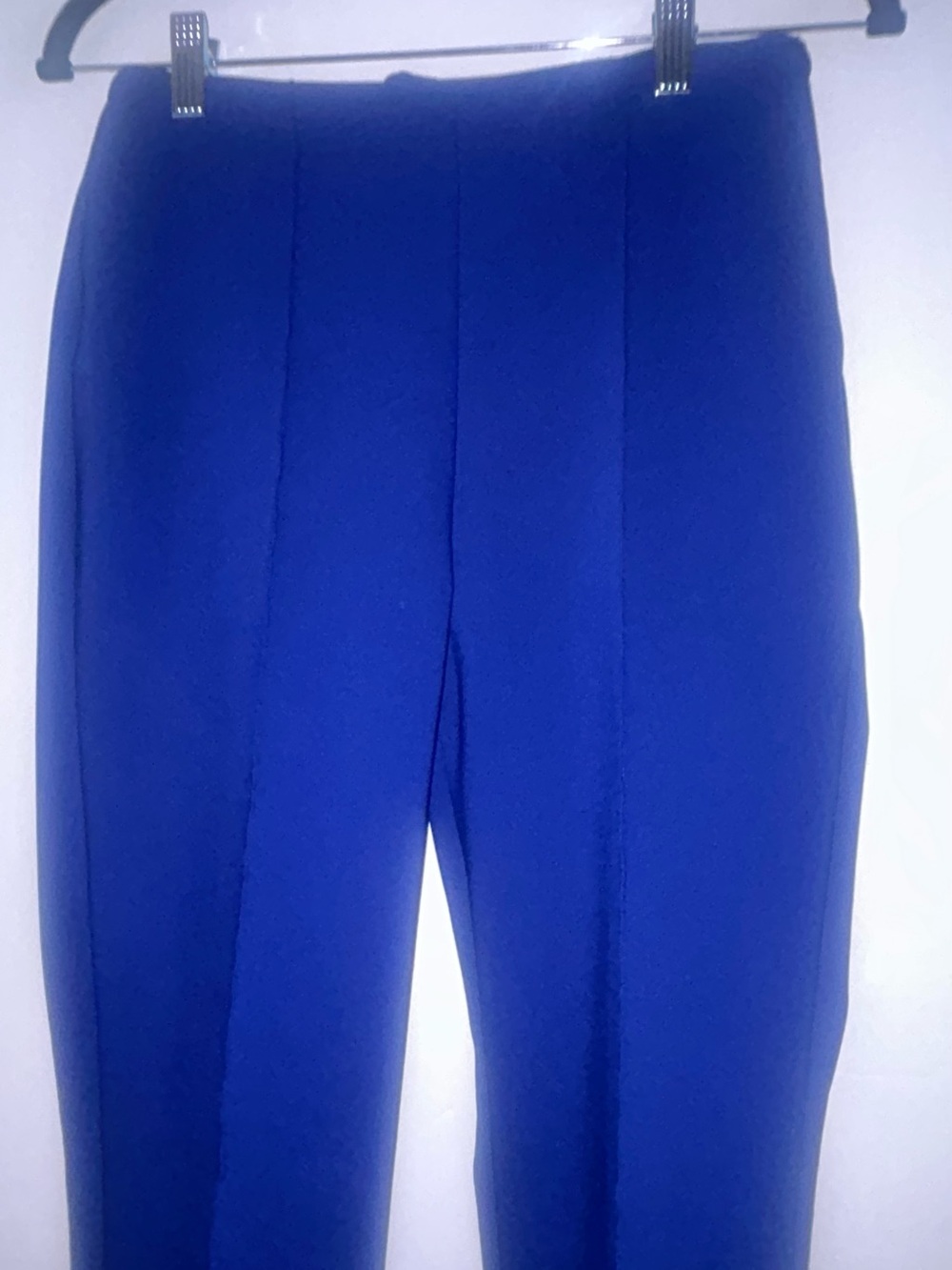 Womens pull on Royal Blue High-Waist slacks side 2 by Rachel Zoe